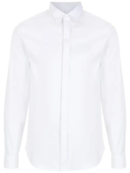 Приталенная рубашка с длинным рукавом от Armani Exchange