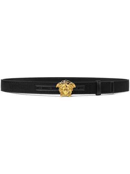 Мужской ремень Versace Allover La Medusa, черный