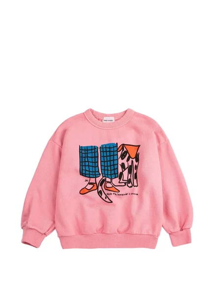 Детский свитшот Bobo Choses Dog Friendship, розовый
