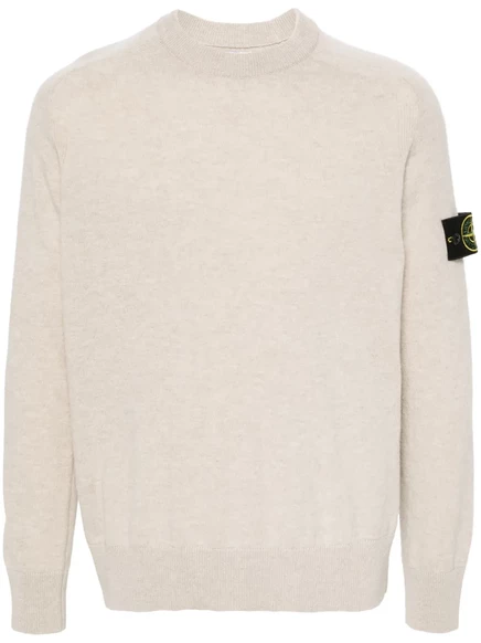 Мужской свитер Stone Island Compass, песочно-бежевый