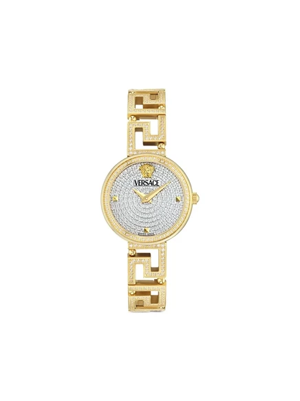 Женские часы Versace Greca Goddess 28 мм, серебристые