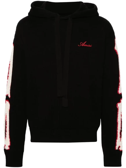 Толстовка с капюшоном AMIRI Bones black