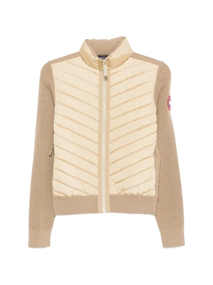 Женская стёганая куртка Canada Goose Hybridge, бежевая