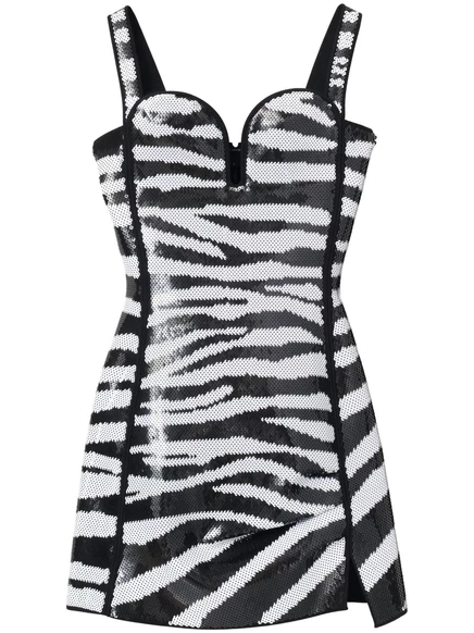 Женское платье Marc Jacobs The Zebra с пайетками, черное