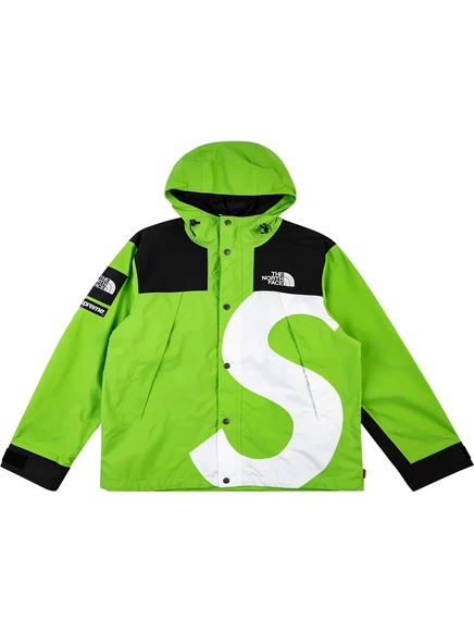 Мужская куртка Supreme x The North Face S Logo Mountain, зеленая