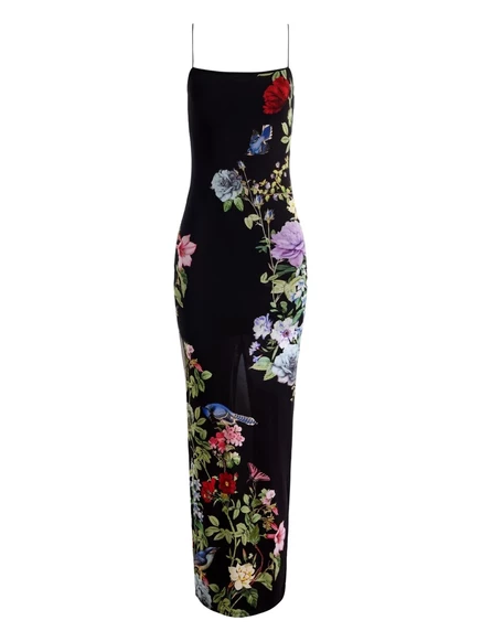 макси-платье alice + olivia Fifi black