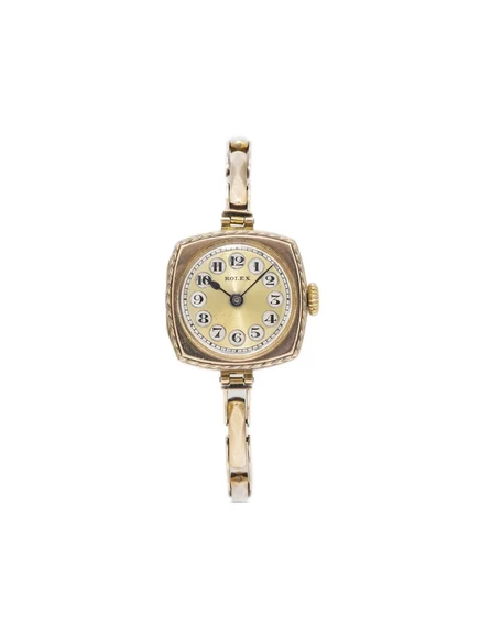 Женские часы Rolex Cushion 25 мм розовое золото