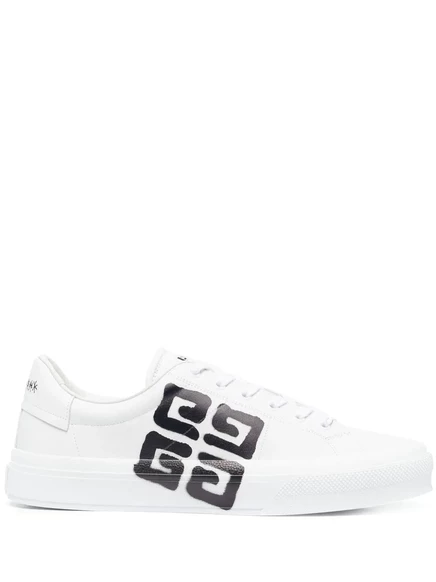 Мужские кроссовки Givenchy City Sport 4G, бело-черные