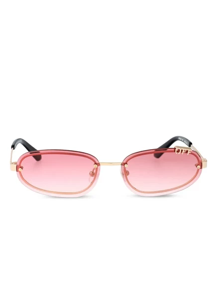 Белоснежные солнцезащитные очки Miami Eyewear gold