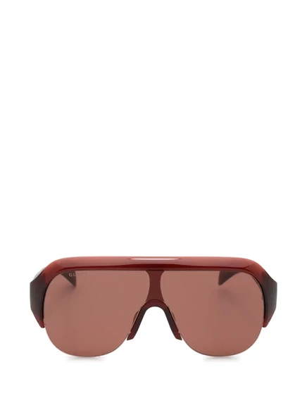 Солнцезащитные очки Gucci Eyewear крупные, красные