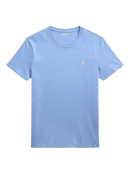Мужская футболка Polo Ralph Lauren с вышивкой, синяя