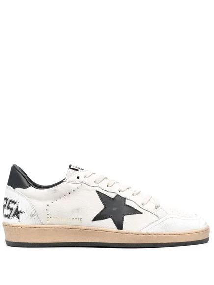 Мужские кеды Golden Goose Ball Star, черно-белые