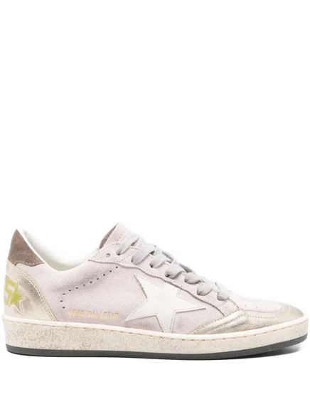 Женские кроссовки Golden Goose из замши, розовые