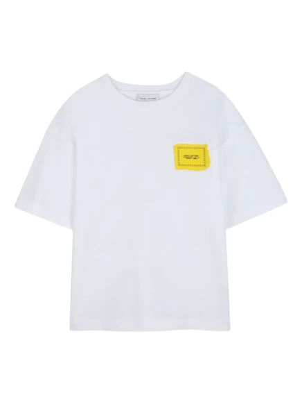 Детская футболка Marc Jacobs Kids с принтом, белая
