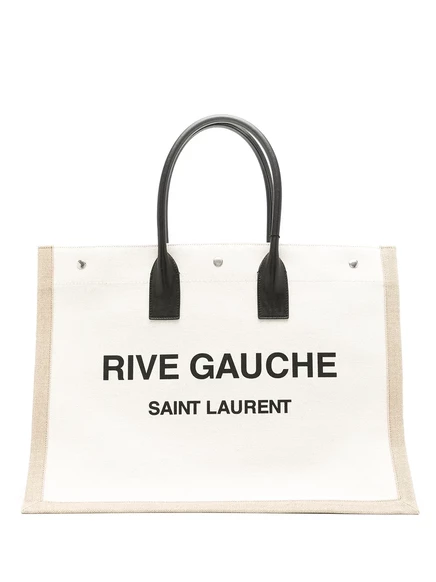 Сумка-тоут от Saint Laurent Rive Gauche neutrals