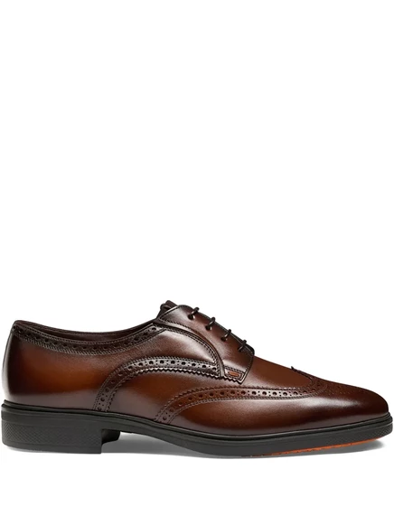 Мужские дерби Santoni Easy, коричневые