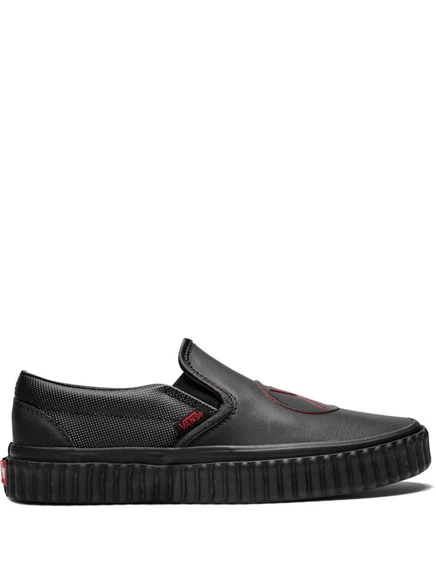 Унисекс слипоны Vans x Marvel Black Widow, черные