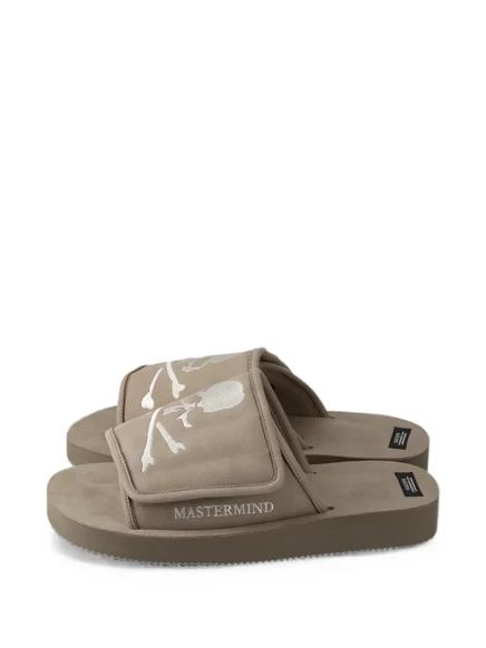 Мужские шлепанцы Mastermind World x Suicoke, бежевые