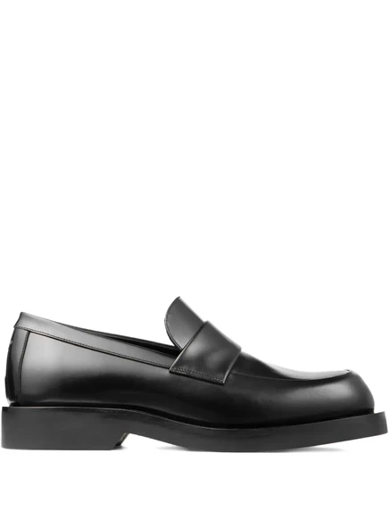Мужские лоферы Jimmy Choo Buff, кожаные, чёрные