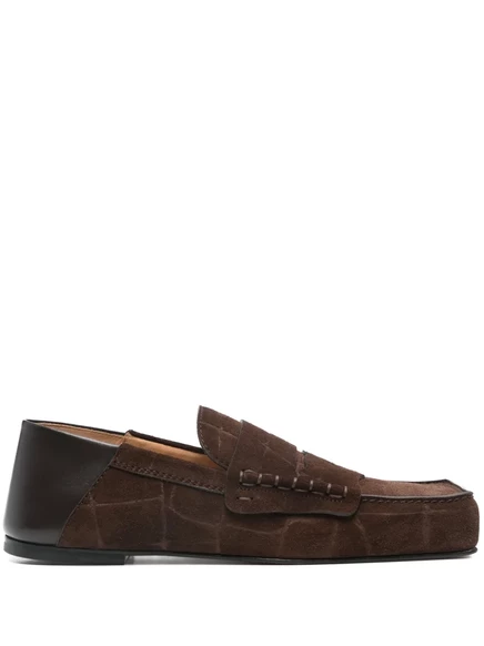 Женские лоферы Jacquemus Les Mocassins Carre, коричневые