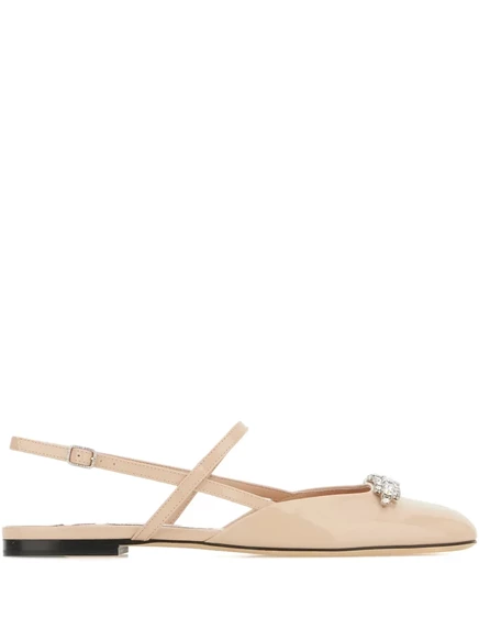 Балетки от Jimmy Choo, украшенные кристаллами 