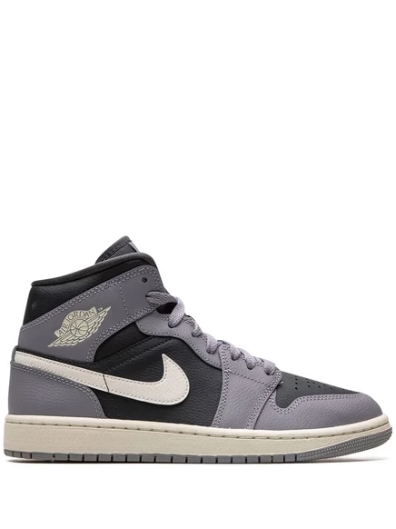 Женские высокие кроссовки Jordan Air Jordan 1 Mid Cement Grey, серые