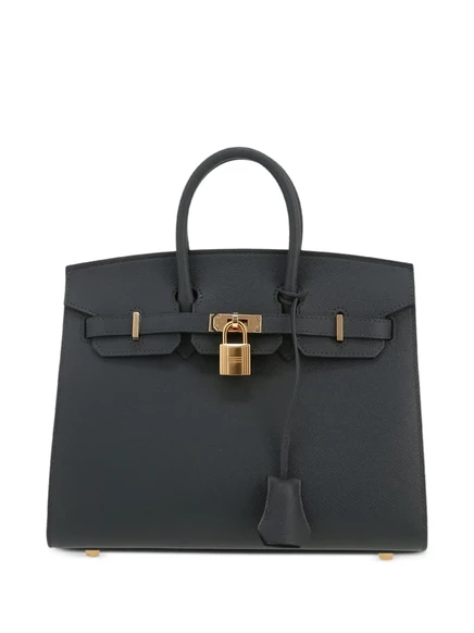 Женская сумка Hermès Birkin 25, кожаная, серая