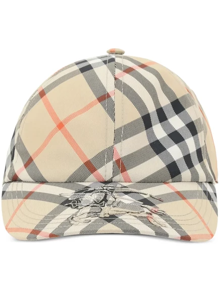 Кепка Burberry EKD в клетку, бежевая