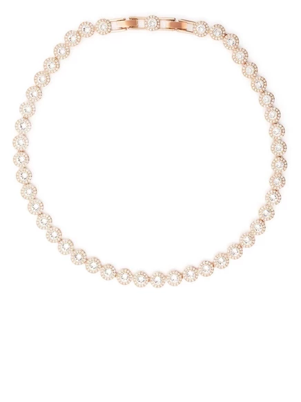 Женское колье Swarovski Una Angelic, розовое золото