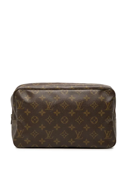 Клатч Louis Vuitton Trousse Toilette 28 Monogram, коричневый