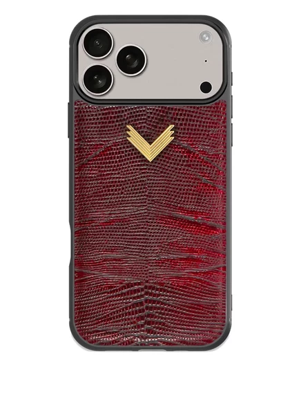 Чехол VELANTE для iPhone 17 Pro Max, темно-красный