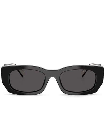 Солнцезащитные очки в прямоугольной оправе Prada Eyewear black