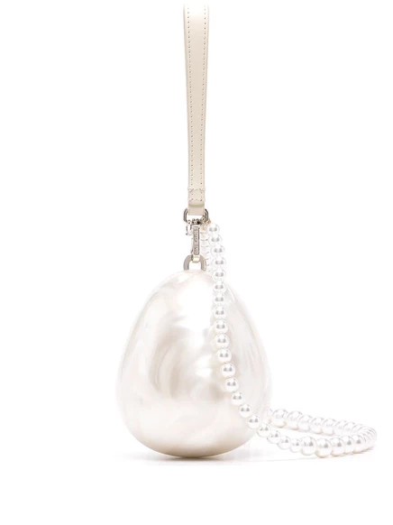 Женская сумка на плечо Simone Rocha Micro Egg, белая