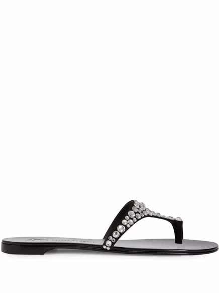 Босоножки Giuseppe Zanotti Nebula, украшенные кристаллами black