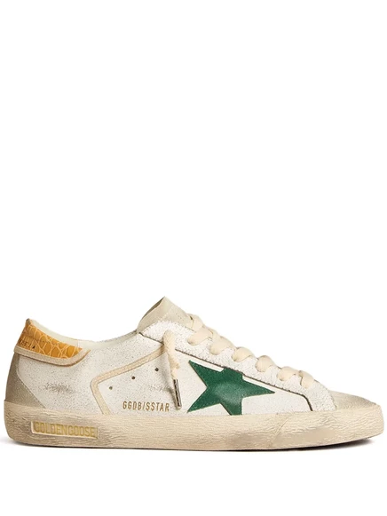 Мужские кроссовки Golden Goose Super-Star бежево-серые