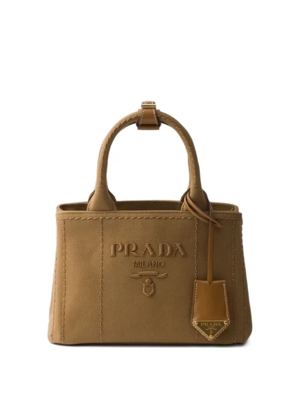 Женская мини-сумка Prada Jardinière, коричневая