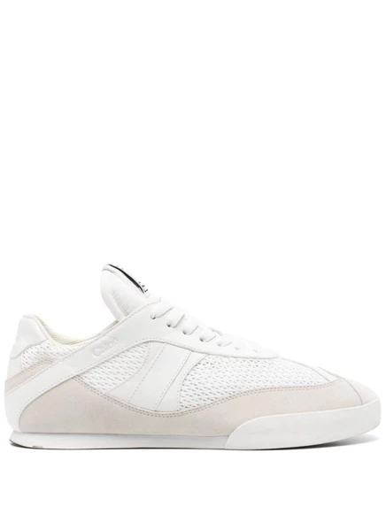 Женские кроссовки Chloé Kick, бело-бежевые