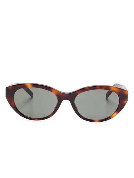 Солнцезащитные очки Saint Laurent Eyewear SLM148, коричневые