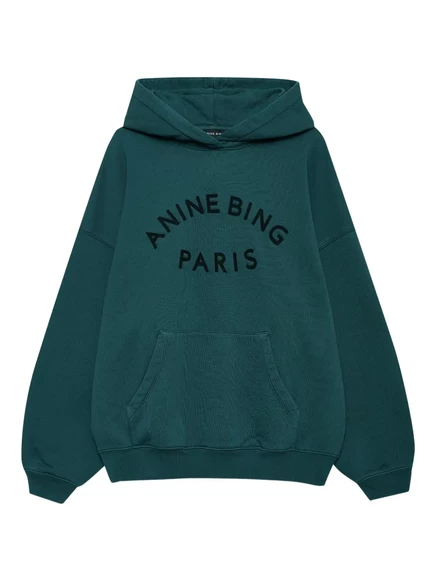 Толстовка с капюшоном ANINE BING Harvey green