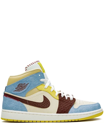 Унисекс кроссовки Jordan Air Jordan 1 Mid Fearless, голубые