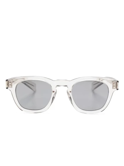 Солнечные очки Saint Laurent Eyewear SL 746 квадратные, серые