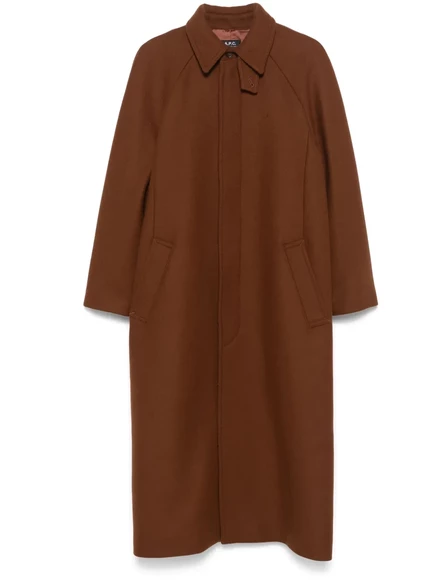 Женское пальто A.P.C. Gaia из шерсти, коричневое