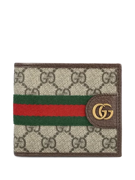 Мужской кошелек Gucci Ophidia Double G, бежевый