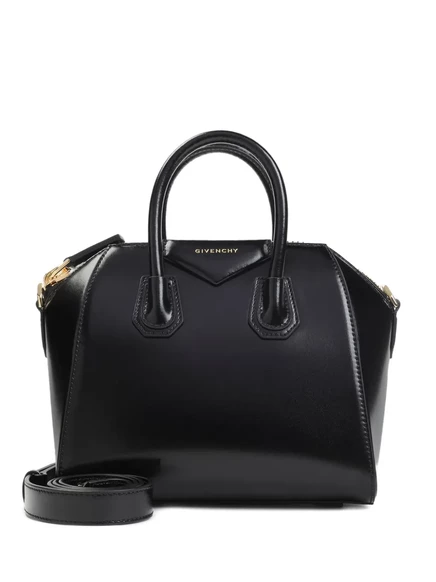 Женская сумка Givenchy Antigona Mini с ручкой и ремнем, черная