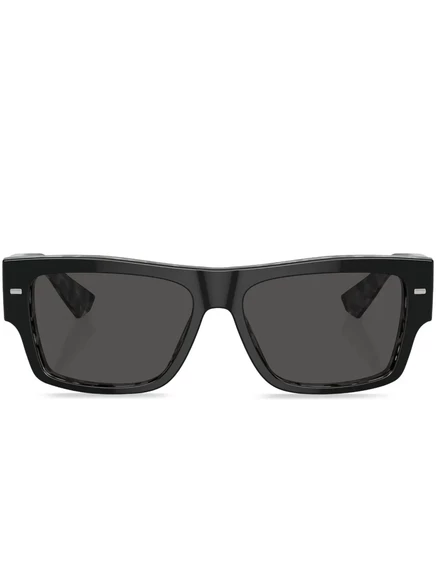 Очки Dolce & Gabbana с тонированными линзами в квадратной оправе black