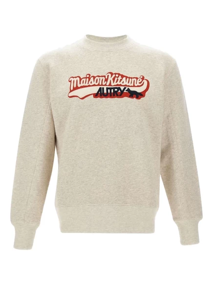 Толстовка с аппликацией Autry x Maison Kitsuné grey