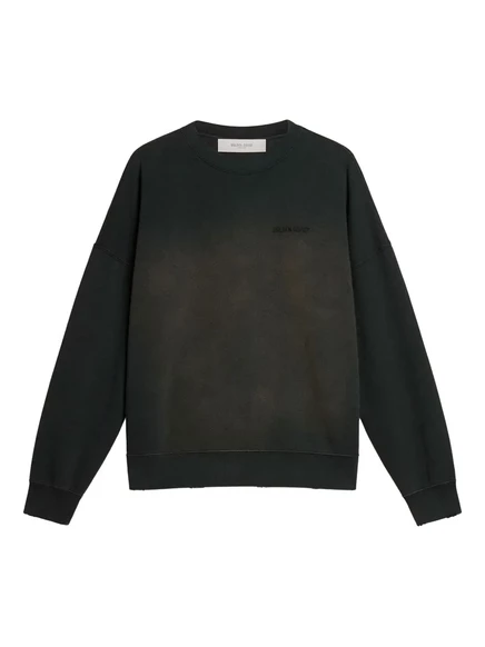 Унисекс свитшот Golden Goose с эффектом выцветания, синий
