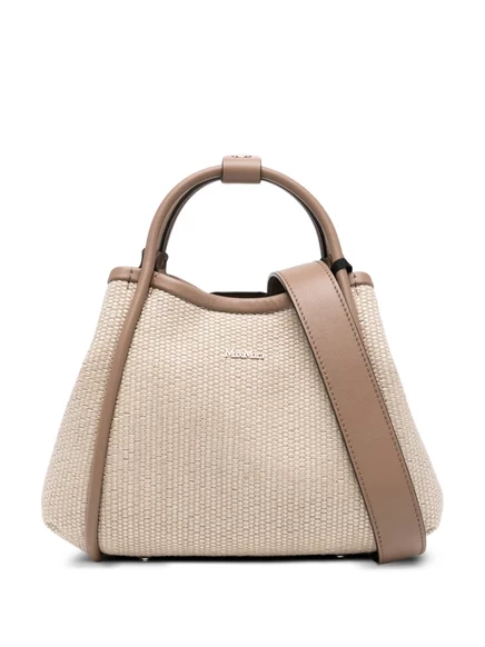Женская сумка-тоут Max Mara с логотипом, нейтральная