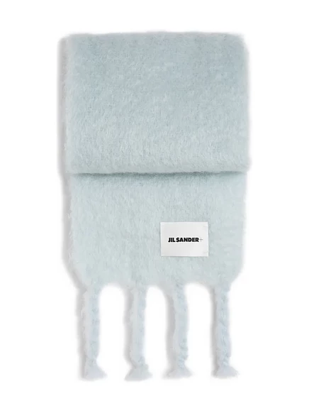 Шарф-нашивка JIL SANDER+ с логотипом blue