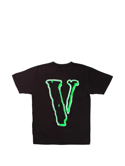 Мужская футболка VLONE x NBA YoungBoy с принтом, черная